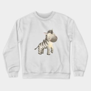 Cartoon zebra Crewneck Sweatshirt